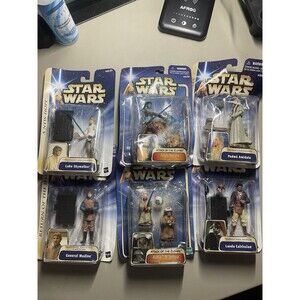 Star Wars Action Figures New In Box Lot Of 6 Read Description